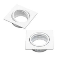 Cristaldream Set of Downlights 3xGU10 Max.50W White Metal 23050302