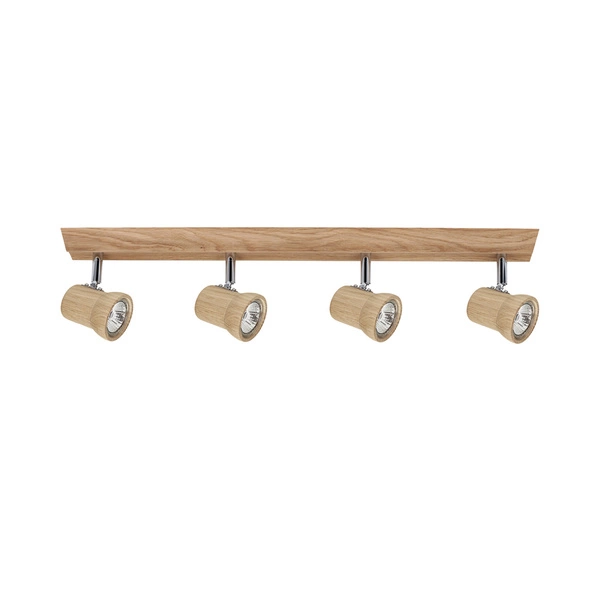 Venla Ceiling Lamp Incl. 4xLED GU10 5W Oiled Oak