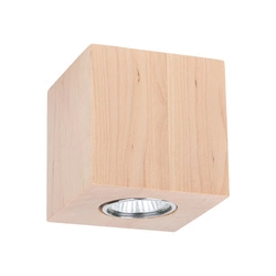 Wooddream Square Ceiling Lamp 1xGU10 Max.6W Birch Wood 2076160