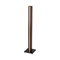 Flame Floor Lamp 1xLED 12V Integrated 16W Black/Walnut veneer/Black PVC/Touch Dimmer 630119186