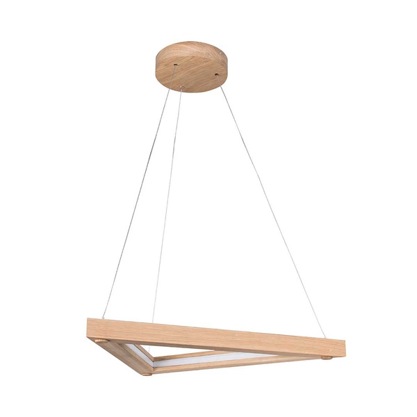 Legno Pendant Lamp 3xLED 24V Integrated 1680lm 3000K 18W Oiled Oak/Transparent PVC Cable 1519174