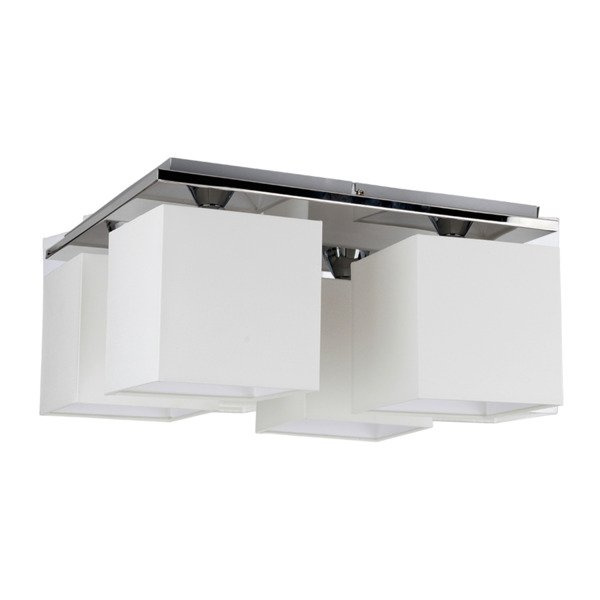 Rivoli Ceiling Lamp 4xE27 Max.25W Chrome/White