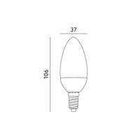 LED light bulb E14 SW 8W PREMIUM DIM dimmable Warm White color
