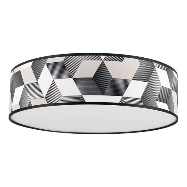 Espacio Ceiling Lamp 4xE27 Max.25W White Metal/Multicolor Wallpaper 4884802