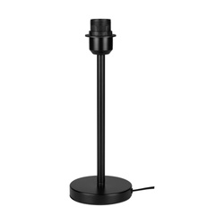 Podstawa lampy stołowej 1xE27 maks. 60W czarny metal/czarny kabel PVC