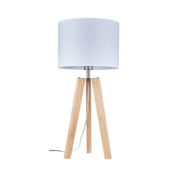 Lotta Table Lamp 1xE27 Max.60W Oiled Oak/Transparent PVC/White