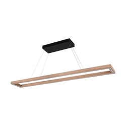 Legno Pendant Lamp 3xLED 24V 80W Int.Black/Oiled Oak with Touch Dimmer/Rollizug 1037416000000