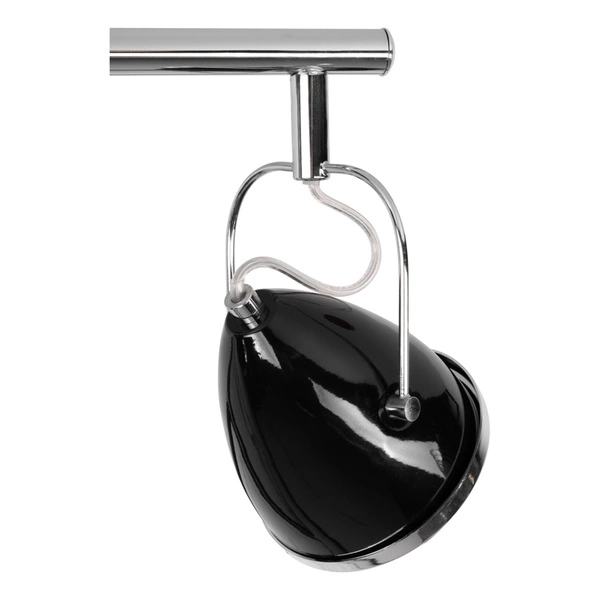 Oliver Ceiling Lamp Incl. 2xGU10 LED 5,5W Chrome Metal/Black Metal 5109204