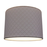 Lampshade Cylinder E27 H0 Gray Fabric A0928