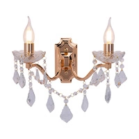 Odessa Wall lamp 2xE14 Max.40W Gold/Transparent 5090212