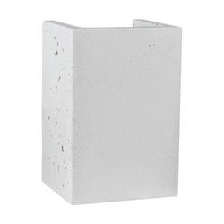 Block Wall Lamp 2xGU10 Max.6W White Concrete 8973237