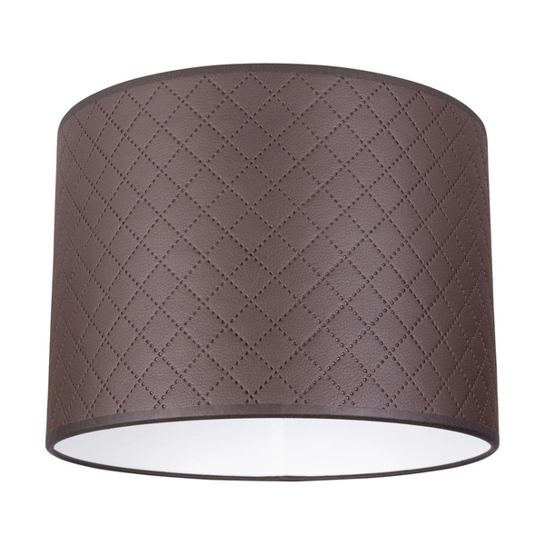 Lampshade Cylinder E27 H0 Brown Fabric A0926