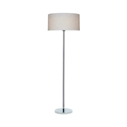 Lampa podłogowa Leila 1xE27 maks. 60W chromowany metal/przezroczysty kabel PVC/wielokolorowy papier + klosz z PCV ze wzorem krokodyla