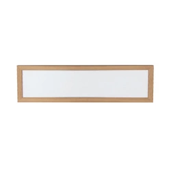 Vivica Square Ceiling Lamp 1xLED Integrated 4600lm 4000K 45W Oiled Oak/White Synthetic Material 2087074