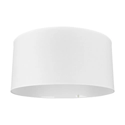 Lampshade Cylinder E27 H30 White Cotton with ECO Foil A0088