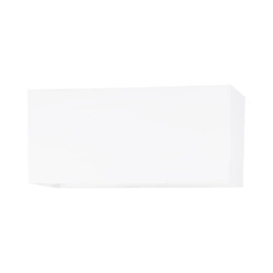 Lampshade Rectangular E27 H30 White L560 W200 H300 A0072