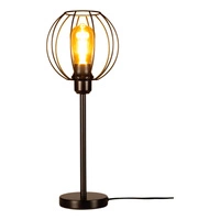 Coop Table Lamp 1xE27 Max.25W Black Metal/Black PVC Cable 72480104