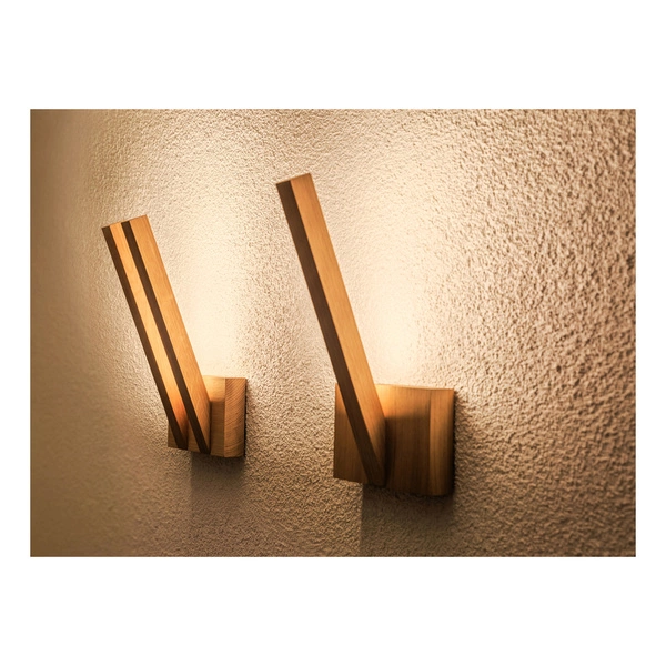 Linus Wall Lamp ''In'' 1xLED 24V Integrated 280lm 3000K 3W Oiled Oak 2238174