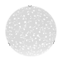 Lampa sufitowa Flora w zestawie 1xLED Zintegrowany 1650lm 2700K 18W Chrom Metal/Biało-Przezroczyste Szkło 4044112