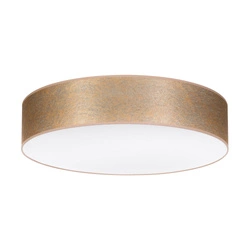 Nevoa Ceiling Lamp 4xE27 Max.25W White Metal/Gold Fabric Shade 47945802
