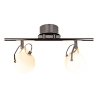 Ida Ceiling Lamp Incl. 2xLED Integrated 800lm 2700K 3W Chrome Metal/White Glass 2760228