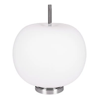 Apple Table Lamp 1xE27 Max.60W Chrome Metal/White Glass 9963102