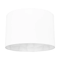 Lampshade Cylinder E27 H30 White Wallpaper A0838