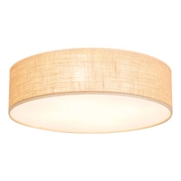 Jute Ceiling Lamp 4xE27 Max.25W White/Beige 47924802