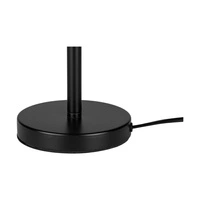 Ora Table Lamp 1xE27 Max.40W Black Metal/Black PVC Cable/Gold Fabric Shade 96204111