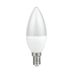 LED bulb 7W E14 C37 Candle cold color 6000K EKZA5100