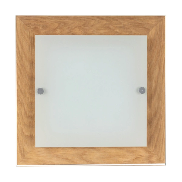 Finn Wall Lamp 1xLED Integrated 1200lm 2700K 14W Oiled Oak/White-Transparent Glass 4022974