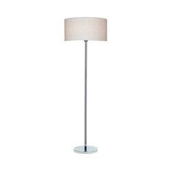 Leila Floor Lamp 1xE27 Max.60W Chrome Metal/Transparent PVC Cable/Multicolor Paper+PCV Shade with Doots pattern 6654028