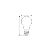 LED bulb E27 6W cold