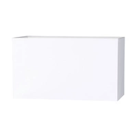 Lampshade Rectangular E27 H50 White L350 W180 H200 A0645