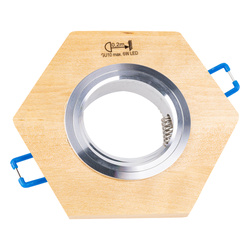 Vitar Wood Downlight 1xLED GU10 Max.6W Birch Wood