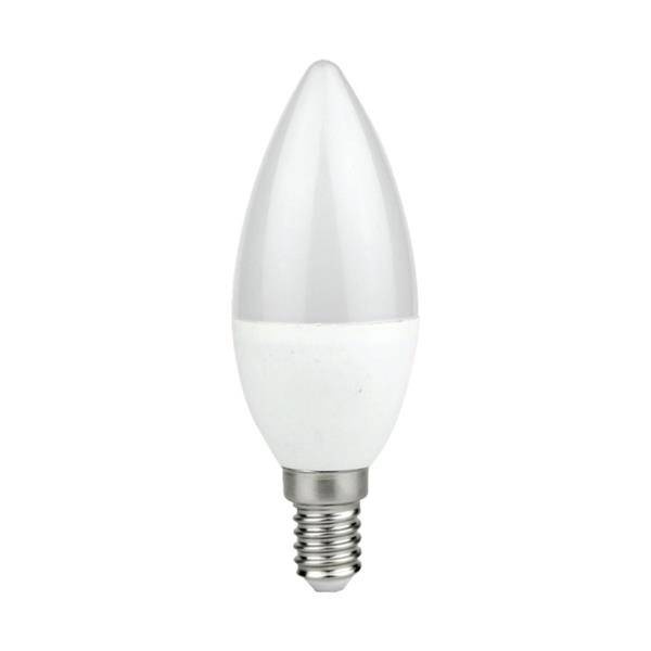 LED bulb 7W E14 C37 Candle cold color 6000K EKZA5100