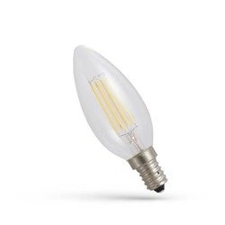 LED CANDLE E-14 230V 4W COG NW CLEAR SPECTRUM