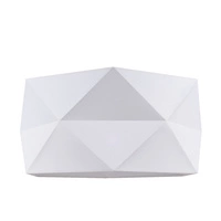 Finja Pendant Lamp 1xE27 Max.60W Chrome Metal/White Fabric Cable/White Fabric Shade 1841828