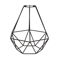 Lampa wisząca Diament 1xE27 Max.60W Dąb olejowany/Czarny metal/Czarny kabel PCV 21822104