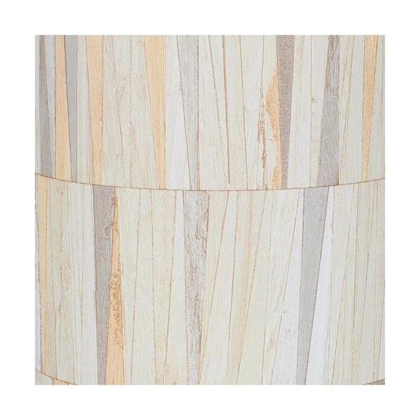 Kairo Table Lamp 1xE27 Max.25W Stained Pine Brown/Black PVC Cable/Multicolor Wallpaper Shade 7015109810396