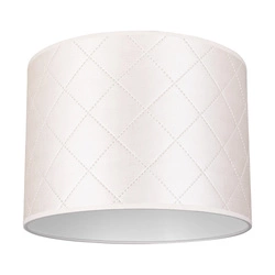 Lampshade Cylinder E27 H30 Pearl Synthetic Fabric A0933