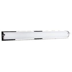 Romy Wall Lamp Incl. LED Integrated 3200lm 3000K 40W Chrome Metal/White Glass 3481128