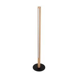 Conor Floor Lamp 1xLED, 24V Int. 32W Black/Oiled Oak with Touch Dimmer 6017401100000