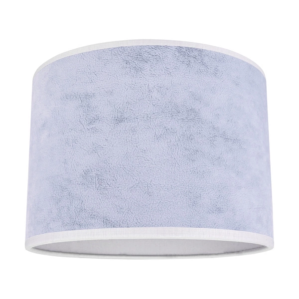 Lampshade Cylinder E27 H30 Blue Velvet A0426