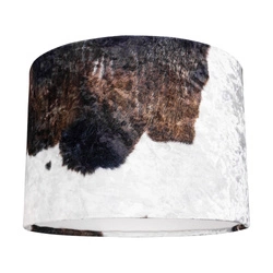 Lampshade Cylinder E27 H30 Multicolor Bovino Fabric A0351