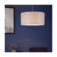 Mateo Pendant Lamp 1xE27 Max.60W Black Metal/Transparent PVC Cable/Beige Wallpaper 87811114
