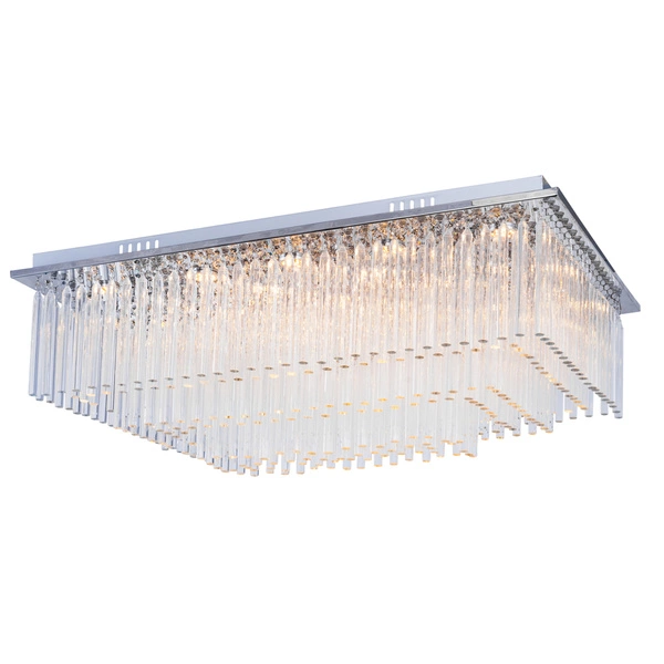 Euphoria Ceiling Lamp Incl. 19xLED 3W Chrome/Transparent 5971928