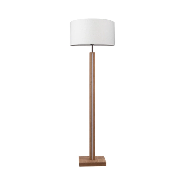 Asseto Floor Lamp 1xE27 Max.60W, 2xLED 24V Integrated 36W Oiled Oak/Anthracite/Beige/Touch Dimmer 6571174