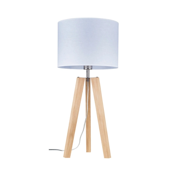 Lotta Table Lamp 1xE27 Max.60W Oiled Oak/Transparent PVC/White