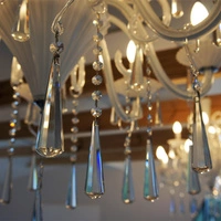 Rosano Chandelier 12xE14 Max.40W White/Transparent/Chrome 5193120